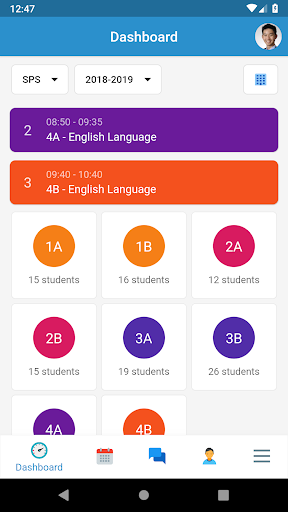 Android application SchoolMind screenshort