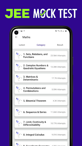 JEE mock test screenshot 6