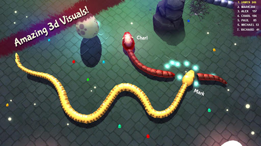 Télécharger Serpent 3D. Io - Jeu batailles gratuit Fun Rivalry APK MOD (Astuce) screenshots 4