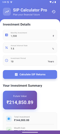 SIP Calculator Pro
