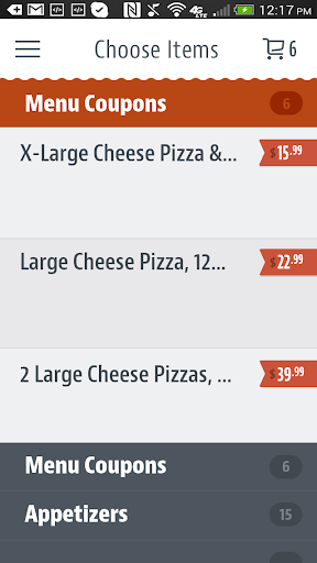 SoHo Pizza Screen 3