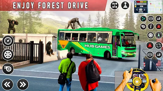 Euro Coach Bus Driving Game 3d