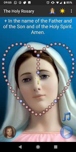 Android application The Holy Rosary screenshort
