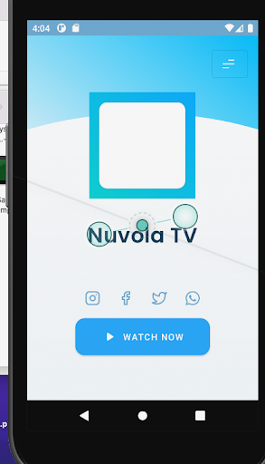 Android application testtvv screenshort