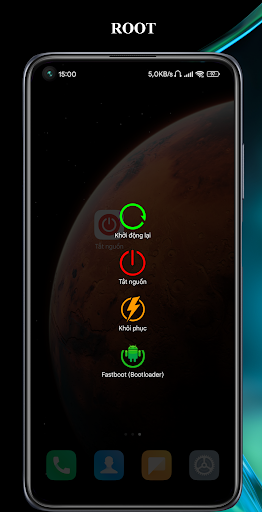 Power off - Power menu Screen 2