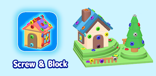 Screw & Block - 3D  Pin Puzzle