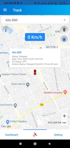 RComm GPS Screen 3