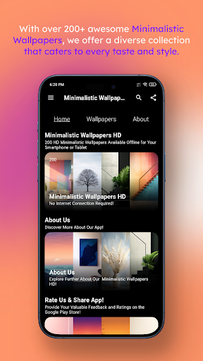 Minimal Wallpapers HD Offline Screen 3