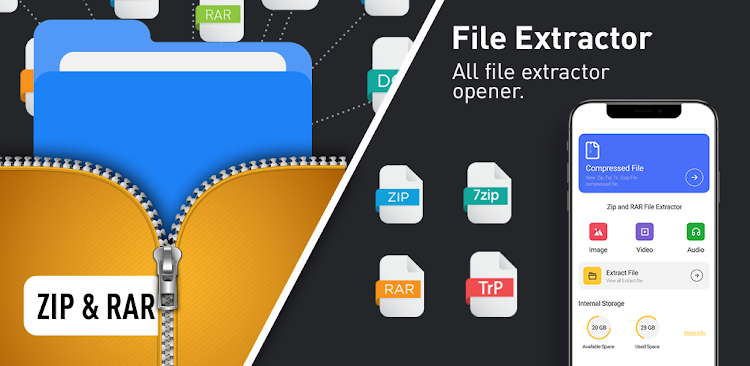 ZIP UNZIP - ANY FILE EXTRACTOR - 1.0.3 - (Android)