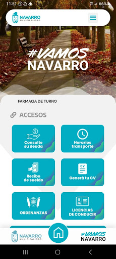 Android application Navarro Municipio screenshort