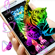 Tigers Neon Color Themes  Icon
