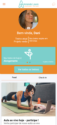Android application AmandaLau Training screenshort