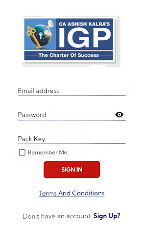 IGP CLASSES Screen 2