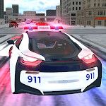 Cover Image of Télécharger Jeu de voiture de police américaine i8 3D  APK
