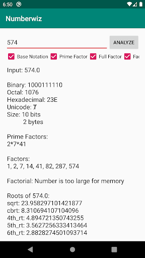 Numberwiz Screen 2