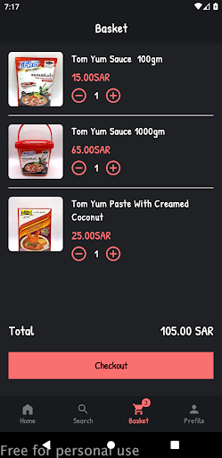 Tom yum sa Screen 3