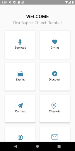Android application First Baptist Church Tomball screenshort