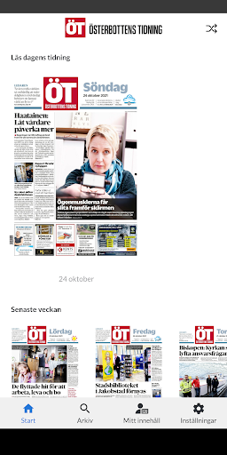 Android application eÖT screenshort