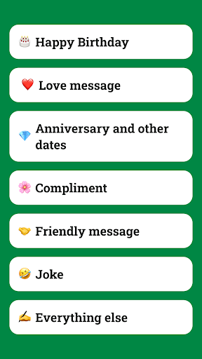 AI Message Generator Olivia Screen 2