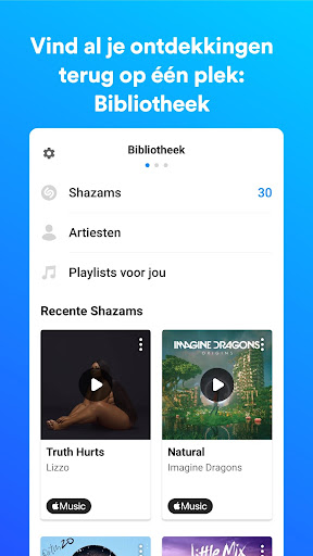 Shazam: muziek en concerten