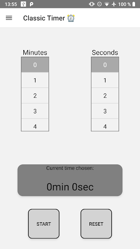 Android application Strike Clock screenshort