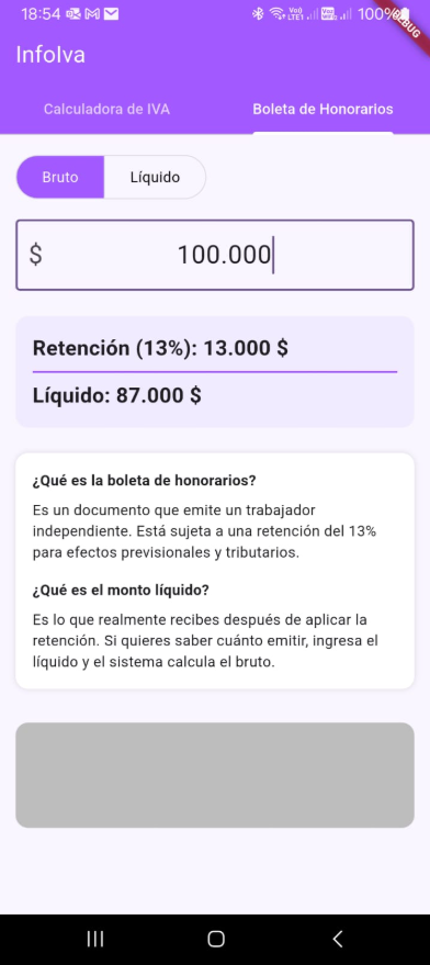 #7. InfoIVA (Android) De: Foseido Labs