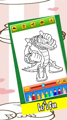 Coloring Book of Hedgehogs - Screenshot 2