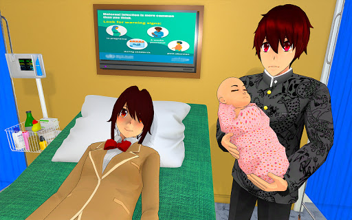 Anime Family Simulator Pregnant Mother Games 2021