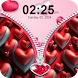 Heart Love Zipper Lock Screen - Androidアプリ