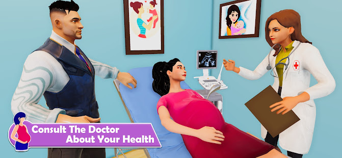 Pregnant Mom: Mother Simulator Varies with device APK screenshots 1