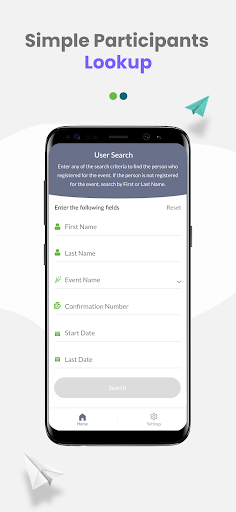 Android application Test2Go screenshort