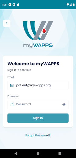 Android application myWAPPS screenshort