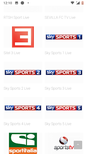 Android application LIVE TV screenshort