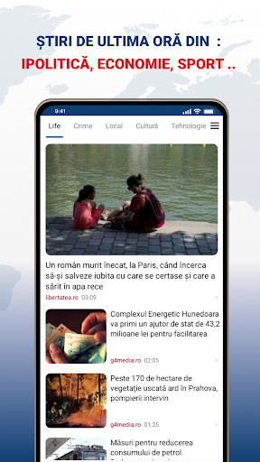 Romania News Screen 2