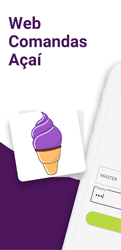 Android application Web Comandas Açaí screenshort