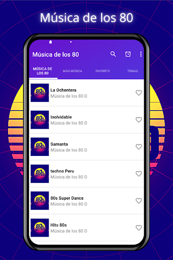 Música de los 80 y 90 Ingles Screen 3
