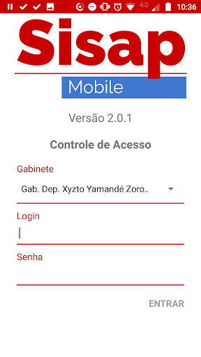 Android application Sisap screenshort