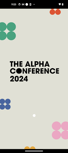 Android application The Alpha Conference screenshort