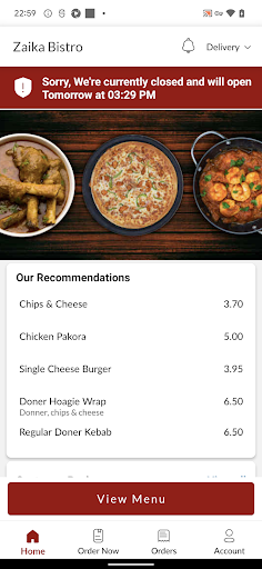 Zaika Bistro Screen 2