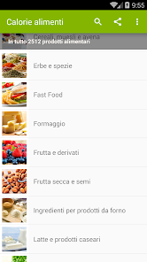 Calorie alimenti - App su Google Play