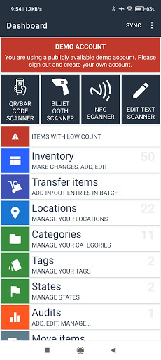 Inventory 8.6.9 screenshots 1