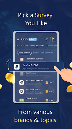 Survey Pirate: Earn Rewards Screen 2