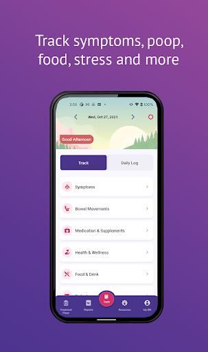 Screenshot of MyIBS