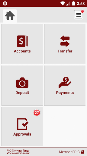 Citizens Bank & Trust Company Screen 3