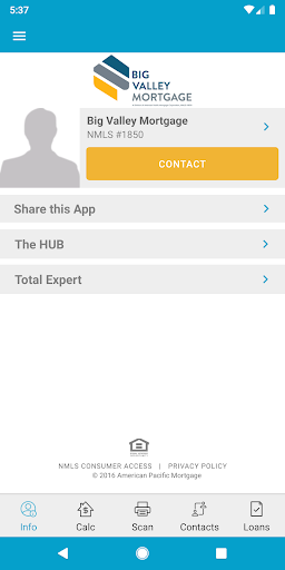 Screenshot of BVM Mobile
