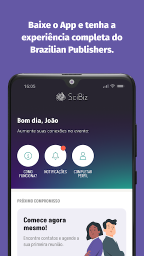 Android application SciBiz screenshort