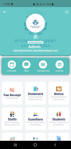 Wisdom Academy Screen 3