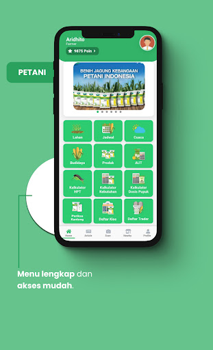 Android application peTani Apps screenshort