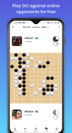 Android application Sente - Online GO screenshort