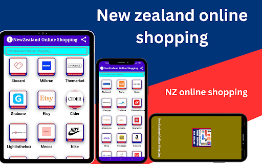NZ Online Shopping Stores Screenshot